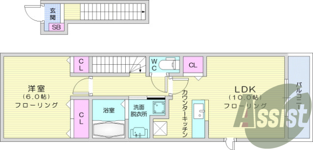 31LDK、エアコン、室内洗濯機置場、トイレ浴室別、収納