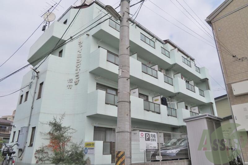 仙台市太白区鹿野３丁目の賃貸マンションの外観