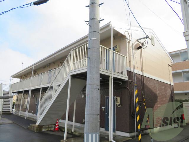 仙台市青葉区上愛子字蛇台原の賃貸アパートの外観