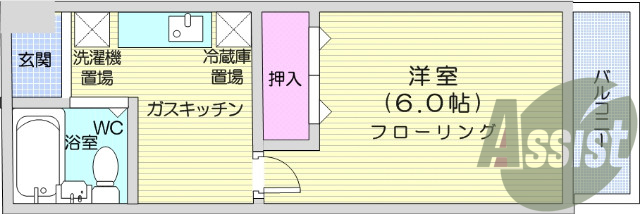 3階の間取り図