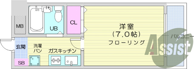 お写真は805号室のものです。参考にしてくださいませ。