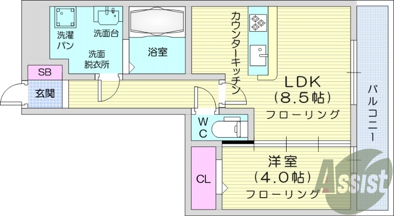 バス、トイレ別、浴室乾燥機、追い焚き機能