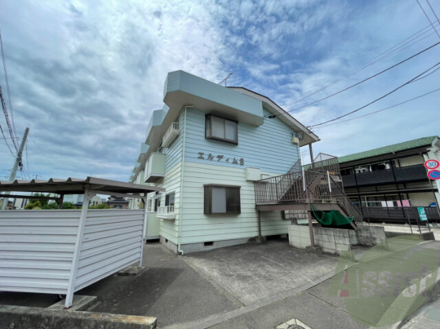 仙台市宮城野区出花１丁目の賃貸アパートの外観