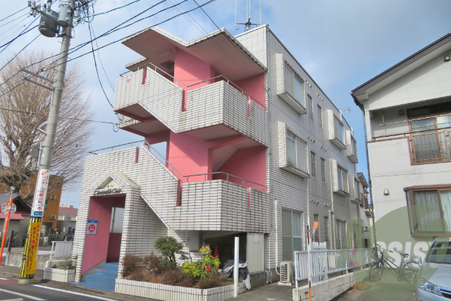 仙台市若林区三百人町の賃貸マンションの外観