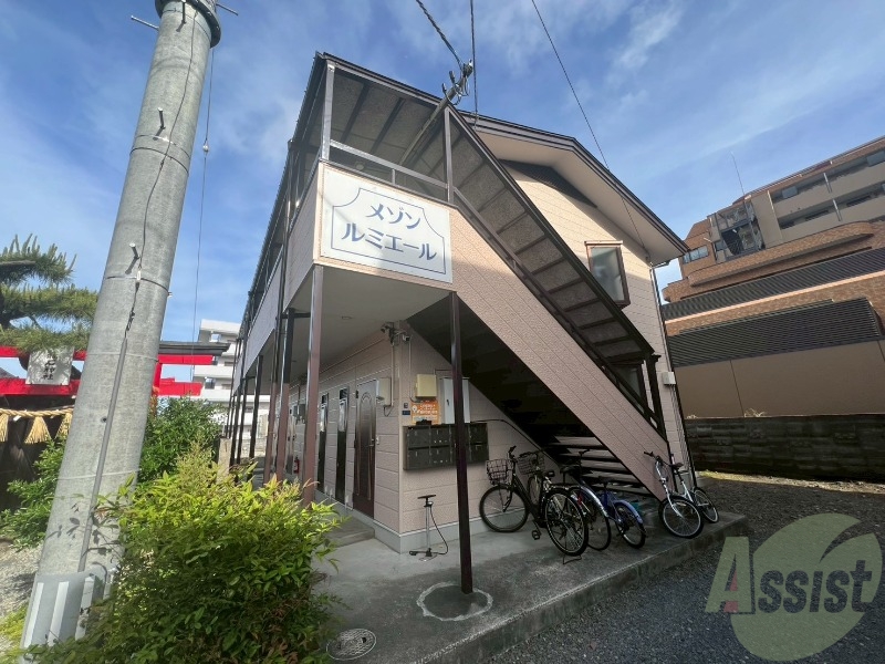 仙台市宮城野区小田原３丁目の賃貸アパートの外観