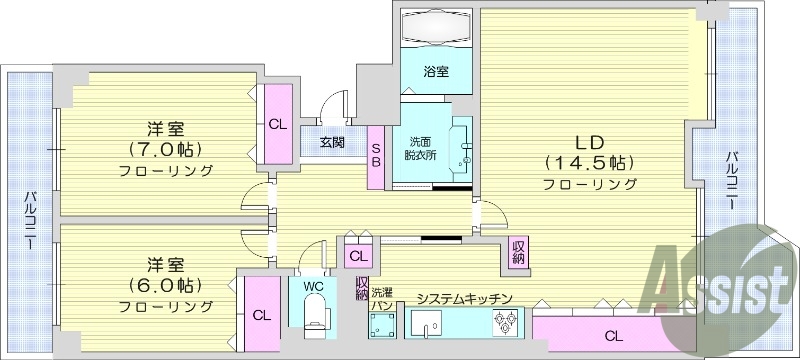 オートック、システムキッチン、浴室乾燥機付き