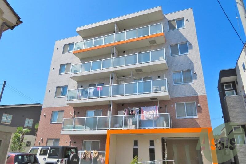 仙台市若林区新弓ノ町の賃貸マンションの外観