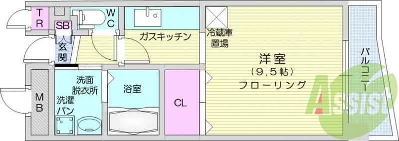 3階の間取り図