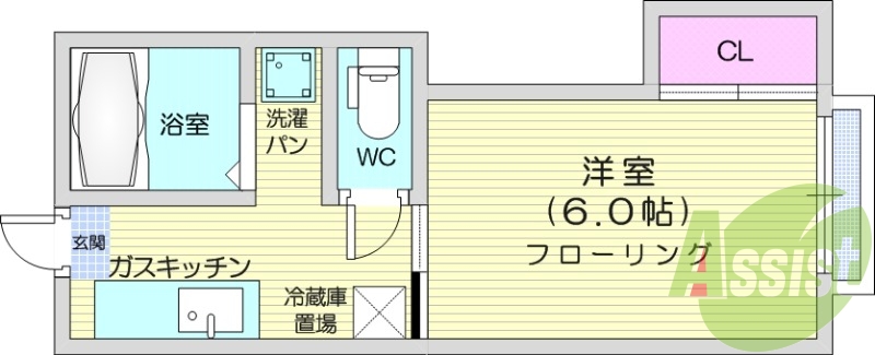 2階の間取り図