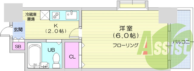 1k、都市ガス、エレベーター、シューズボックス