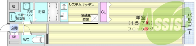 1K、エアコン、光ファイバー、防犯カメラ