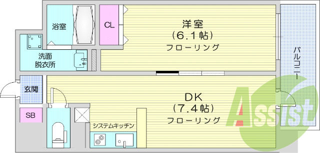 1ＤＫ、角部屋、追い焚き機能、ＩＨクッキングヒーター