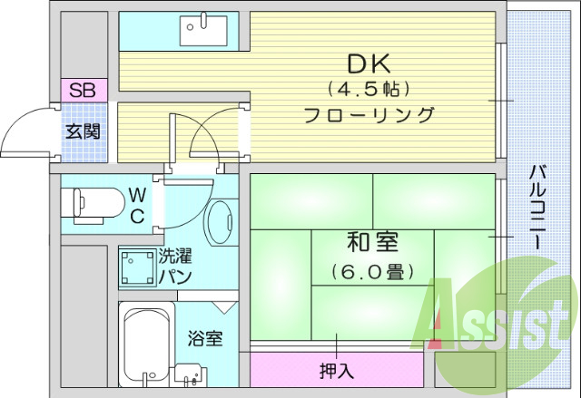 7階の間取り図