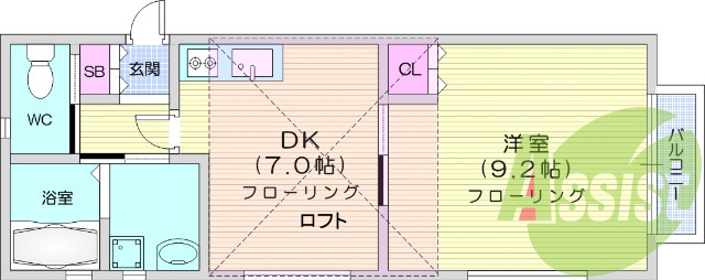 独立洗面台、BT別、室内洗浄機置き場、給湯