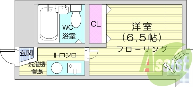 1階の間取り図