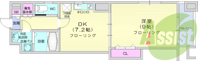 お写真は1007号室のものです。参考にしてくださいませ。