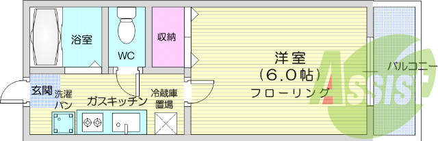 2階の間取り図