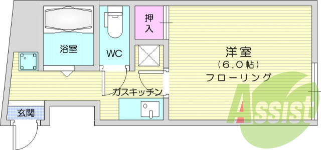 2階の間取り図