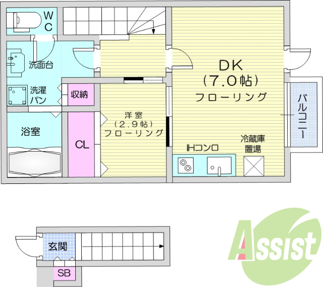 仙台市宮城野区五輪「ラスティーズ榴岡公園」