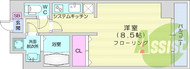 オートロック、宅配ボックス、防犯カメラ、インターネット無料