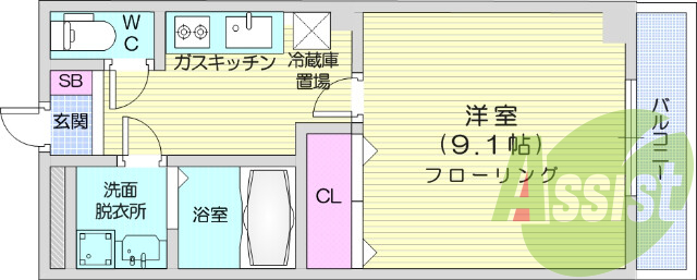 1K、BＴ別、追焚機能、温水洗浄便座、カメラ付きインターホン