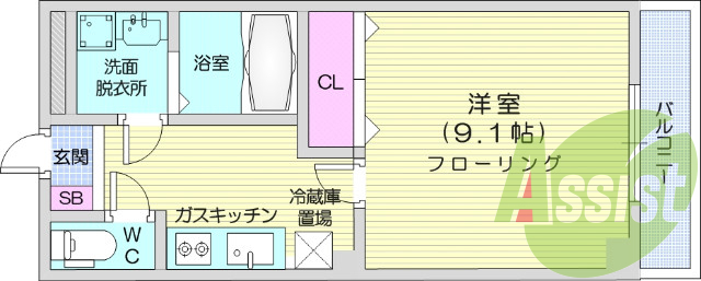 1K、BＴ別、追焚機能、温水洗浄便座、カメラ付きインターホン