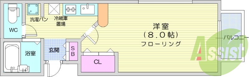 1K、追い炊き機能、インターネット使用料不要