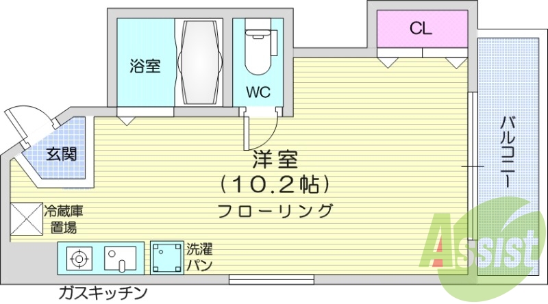 5階の間取り図
