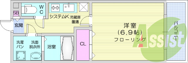 お写真は202号室のものです。参考にしてくださいませ。