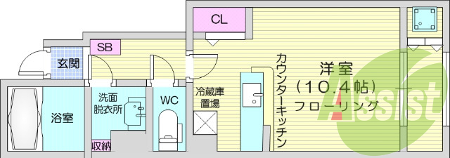 1K、ネット使用料不要、追焚機能、浴室乾燥機、宅配ボックス
