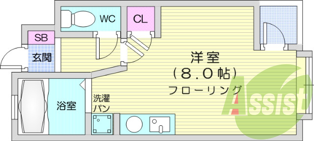 2階の間取り図