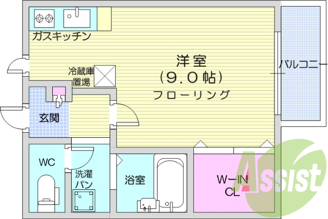 1階の間取り図