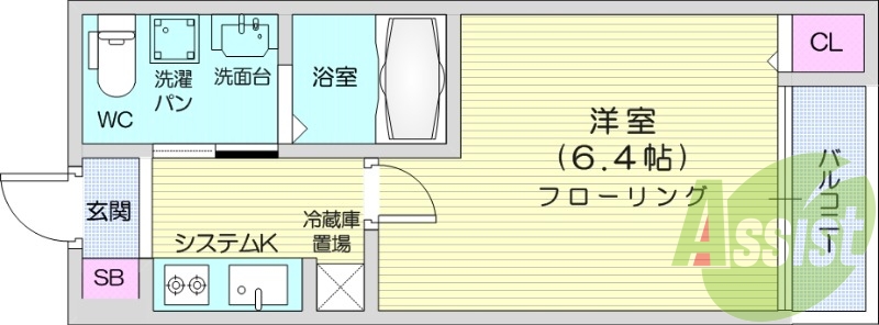 １Ｋ、バストイレ別、温水洗浄便座、追焚機能、独立洗面台