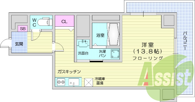 1Ｒ、食洗器、オートロック、インターネット無料