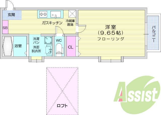 1K、独立洗面台、ウォシュレット、エアコン