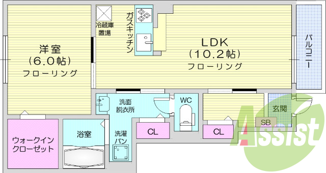 1LDK、追い炊き、温水洗浄便座、浴室乾燥機、物置、エアコン