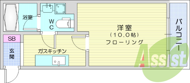 2階の間取り図