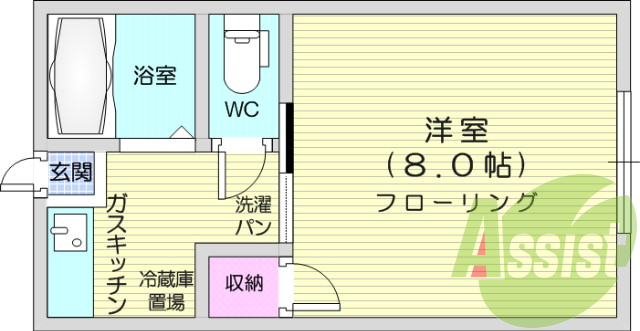 2階の間取り図