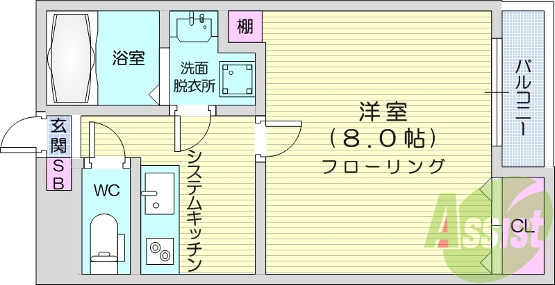 1K、追い焚き機能、IHコンロ、温水洗浄便座、洗髪洗面化粧台