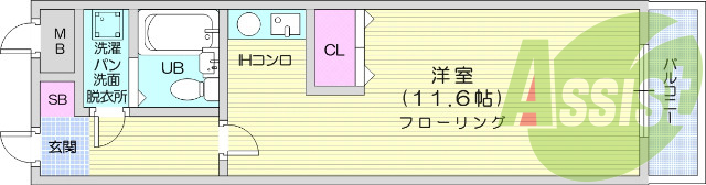 3階の間取り図