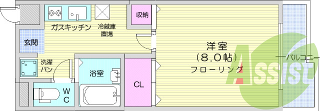 3階の間取り図