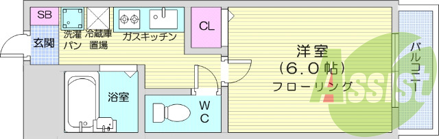 1K、インターネット無料、モニタ付きインターホン、エアコン