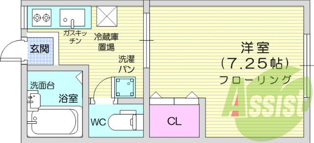 2階の間取り図