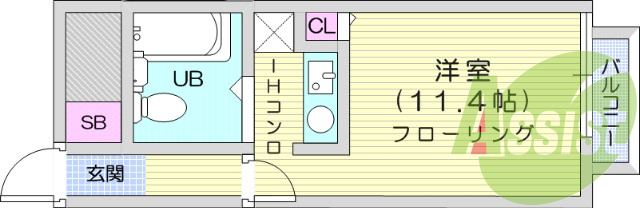 3階の間取り図