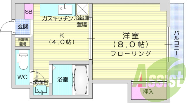 １Ｋ、Ｂ・Ｔ別、インターネット無償、温水洗浄便座