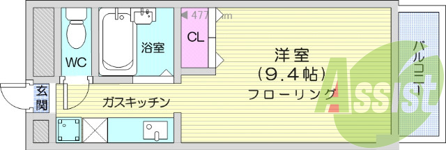 1Ｋ、インターネット無料、エアコン、バストイレ別
