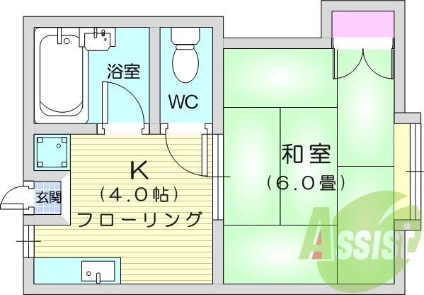 2階の間取り図