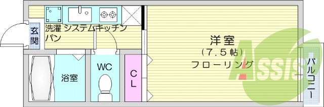 システムキッチン、モニター付きインターホン、バス、トイレ別