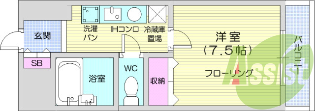 ＩＨクッキングヒーター、ＴＶ付インターホン。