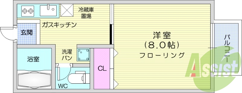 1階の間取り図